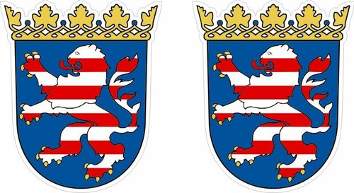 Aufkleber wappen hessen - 2,