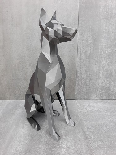 Dobermann design skulptur - xl,