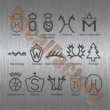 Aufkleber Brandzeichen