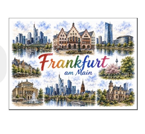 Frankfurt main - 5x, „frankfurt