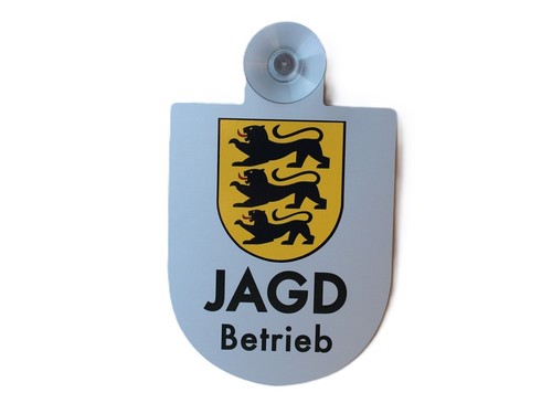 Jagdbetrieb autoschild - jagdbetrieb,