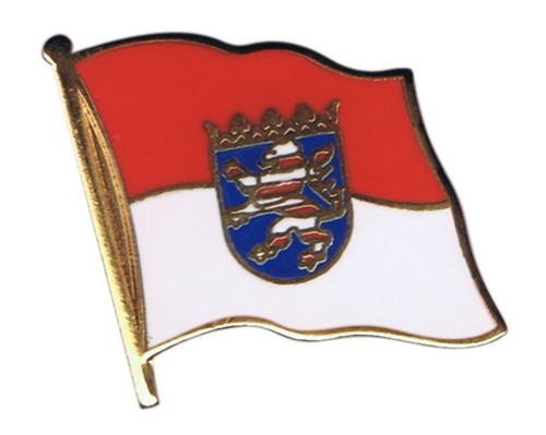 Deutschland hessen flaggen pin - hessen,