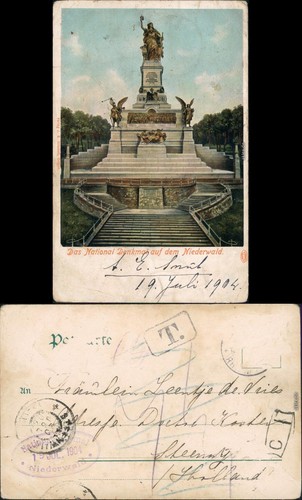 Ansichtskarte rüdesheim - ansichtskarte,