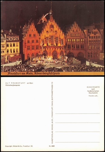 Ansichtskarte frankfurt - ansichtskarte, am