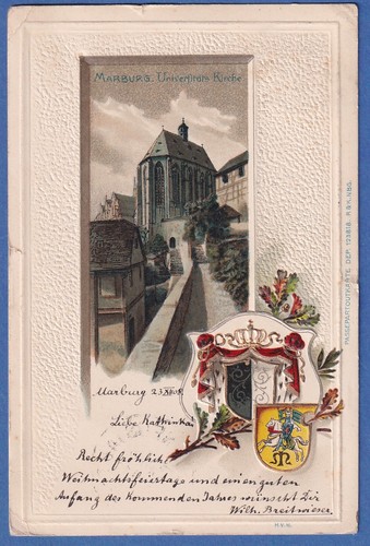 Hessen marburg - ak,