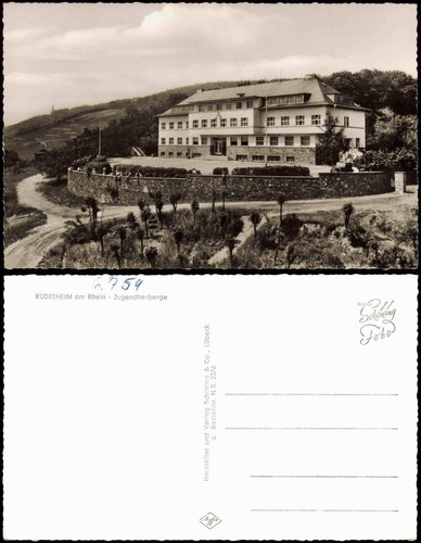 Ansichtskarte rüdesheim - ansichtskarte,