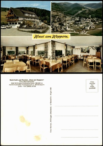 Ansichtskarte willingen - ansichtskarte,