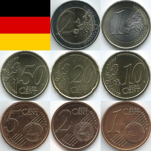 Deutschland euromünzen von - euromünzen,