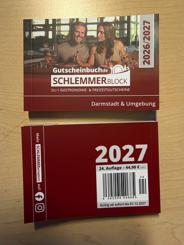Gutscheinbuch schlemmerblock - gutscheinbuch,
