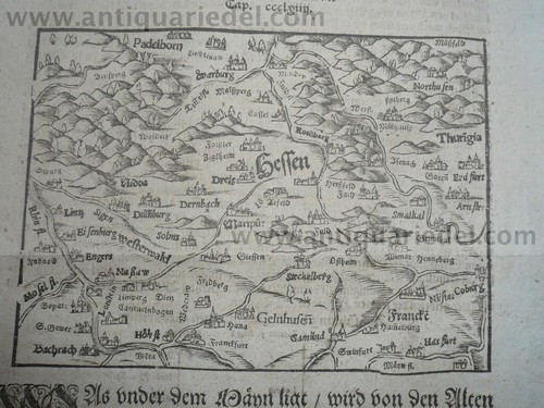 Hessen anno 1610 - hessen,, s