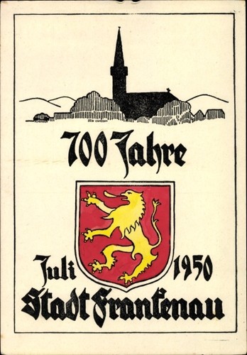 Wappen frankenau hessen - frankenau, in