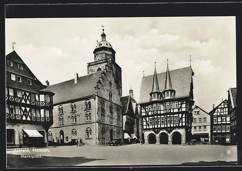 Alsfeld hessen marktplatz - alsfeld, hessen,