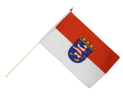 Deutschland hessen stockflagge - hessen,