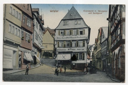 Wetzlar eisenmarkt mit - ak,