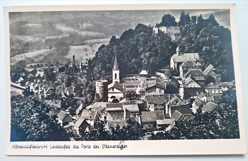 Alte ansichtskarte lindenfels - alte,