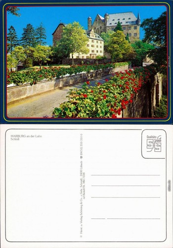 Ansichtskarte marburg der - marburg,