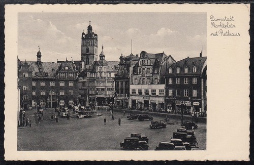 Darmstadt marktplatz mit - marktplatz,