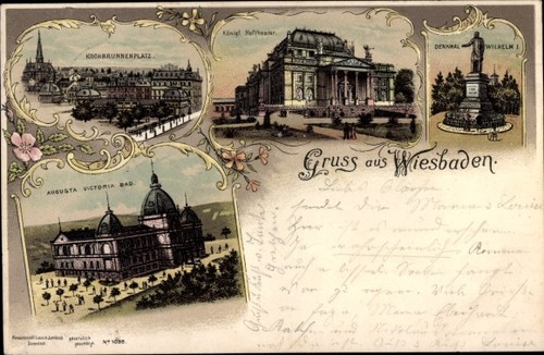Litho wiesbaden hessen - in,