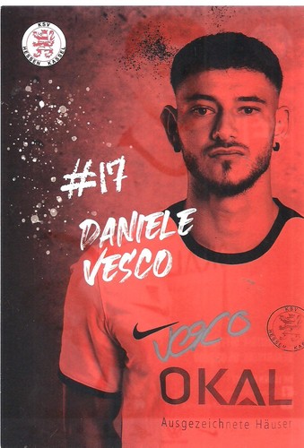 Autogramm daniele vesco - autogramm,