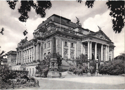 Ansichtskarte wiesbaden - ansichtskarte,