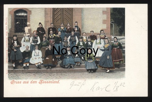 2839 gruss aus hessenland - ak,